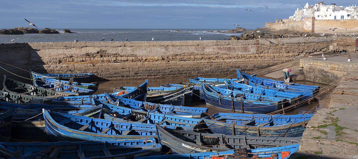 Марокко: синие лодки Эс-Сувейры. Фоторепортаж
