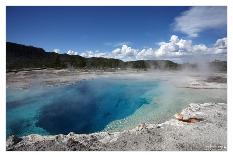 Geyser Basins и West Thumb, Йеллоустоун 2014: фотографии
