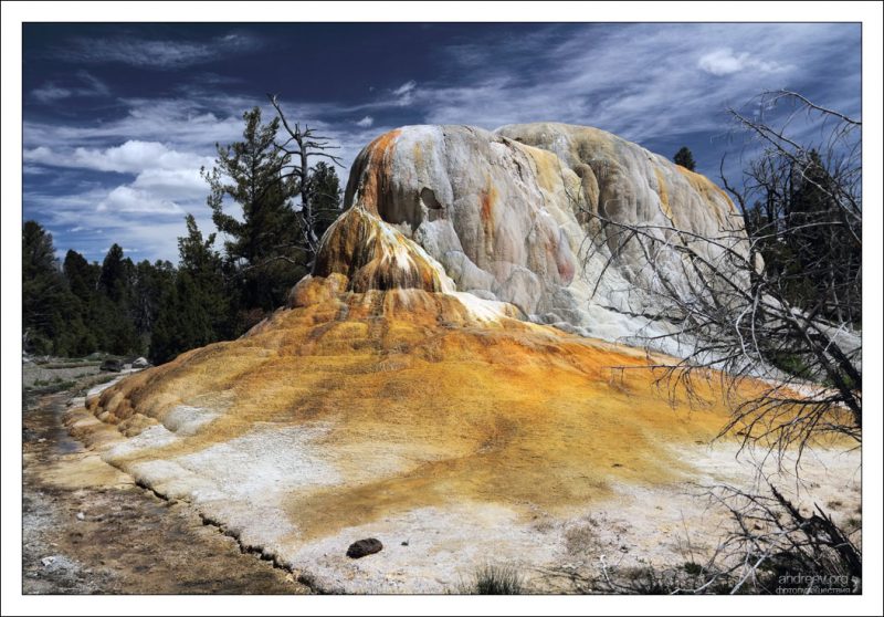 Mammoth Terraces, Йеллоустоун 2014: фотографии