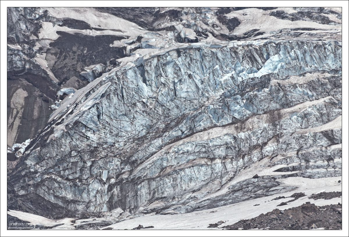 Ледник Нисквалли передвигается со скоростью 70 см в день.