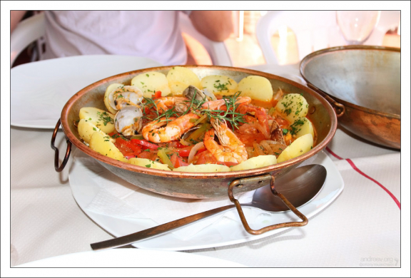 Катаплана в ресторане “O Assador”.