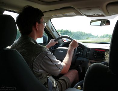 На южной трассе I-10. До Биг Бенда 10 часов езды.