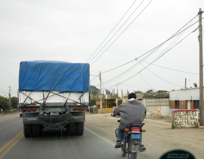 Придорожные городки вдоль Панамериканы.