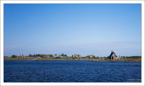 Отплытие на Соловки из поселка Рабочеостровск.