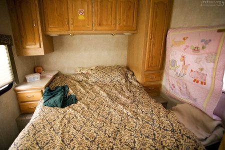 Интерьер RV: спальня.