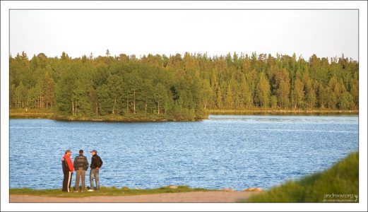 На берегу Святого озера.