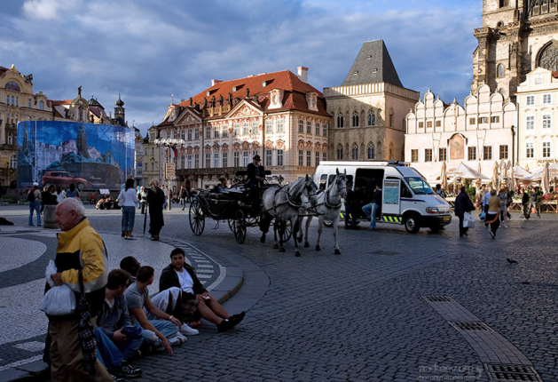 Староместская площадь вечером.