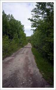 Дорога к лодочной станции.