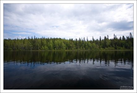 Начало Малого маршрута по Соловецким озерам.