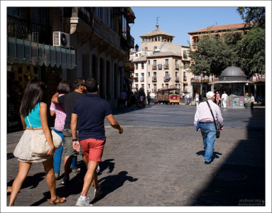 На пути к центральной площади Zocodover.