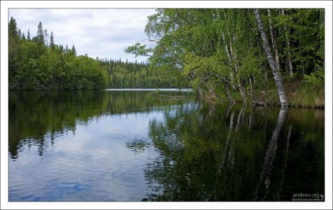 На выходе из канала.