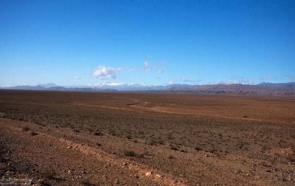 Снежные вершины Высокого Атласа.