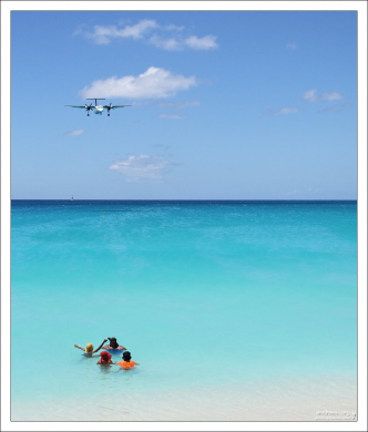 Встреча самолета по-сен-мартеновски :)