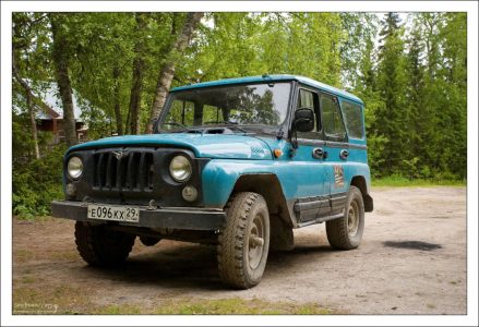 Арендованный УАЗик.