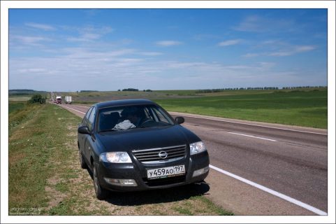 Трасса M6 в Волгоград.