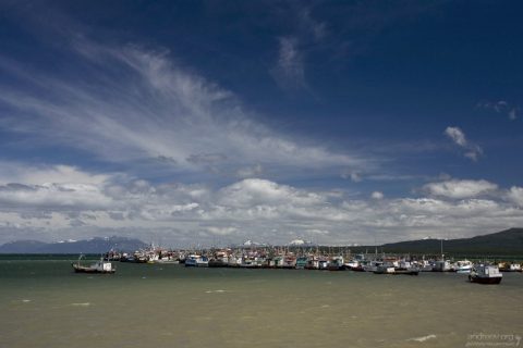 Порт в Пуэрто-Наталесе.