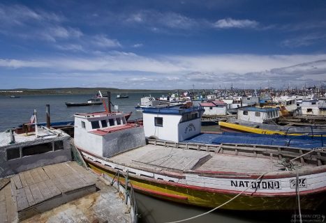 Свалка старых кораблей.