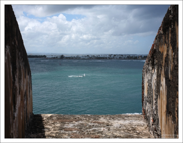 Одна из огневых точек форта Эль Морро.