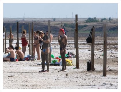 Грязелечение на озере Баскунчак.