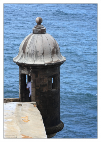Одна из караульных будок garitas форта El Morro.