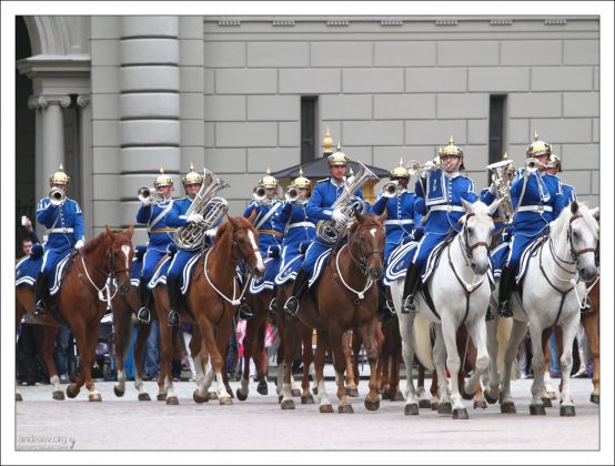 Конный оркестр.