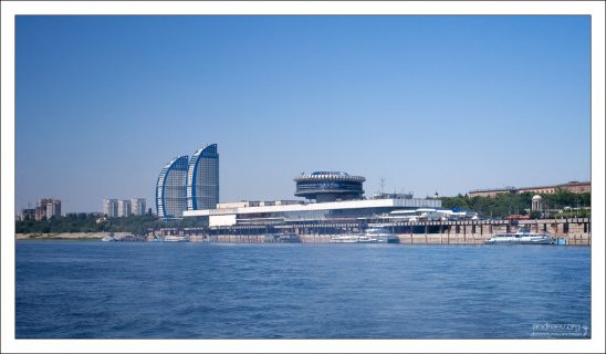 Речной вокзал в Волгограде.