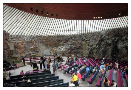 Темппелиаукио - церковь-в-скале.