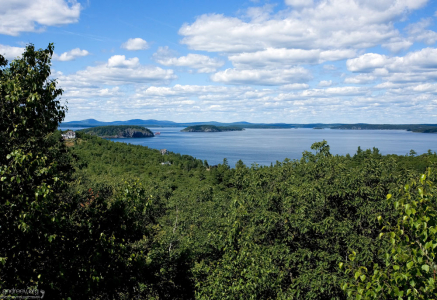 Залив Frenchman Bay.