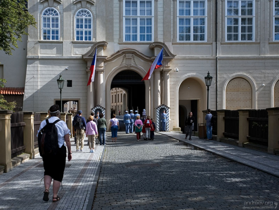 Ворота в Пражский Град.