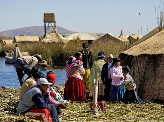 В ожидании катера.