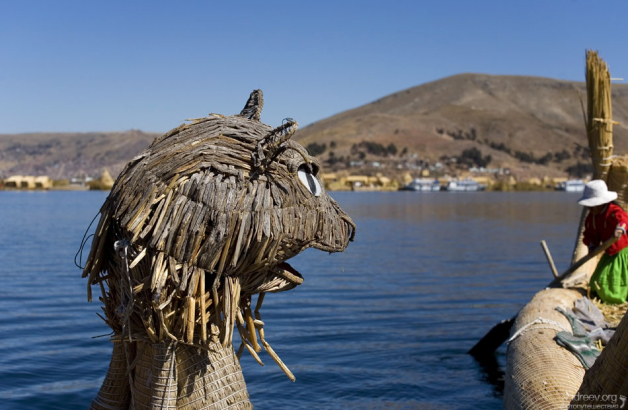 Плетеная голова пумы.