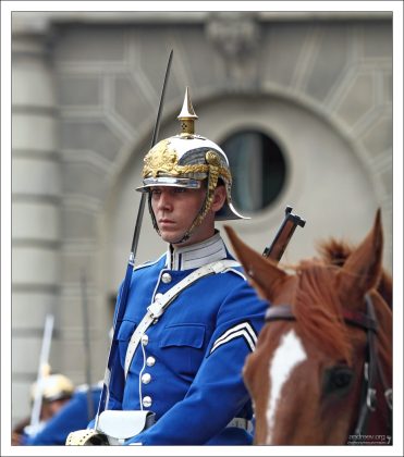 Гвардеец в образе Патрокла.