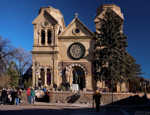 Собор-базилика Св. Франциска (Cathedral Basilica of Saint Francis of Assisi). Середина 19-го века.