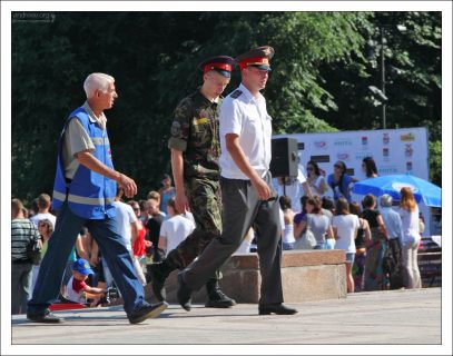 Участковый на страже порядка.