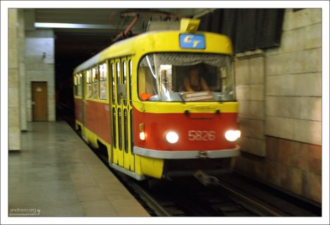 Волгоградский Метротрам - частично проходит под землей.