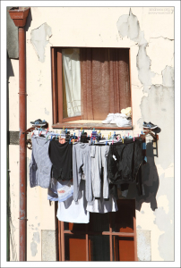 Рабочий район города.