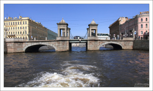 Мост Ломоносова через Фонтанку.