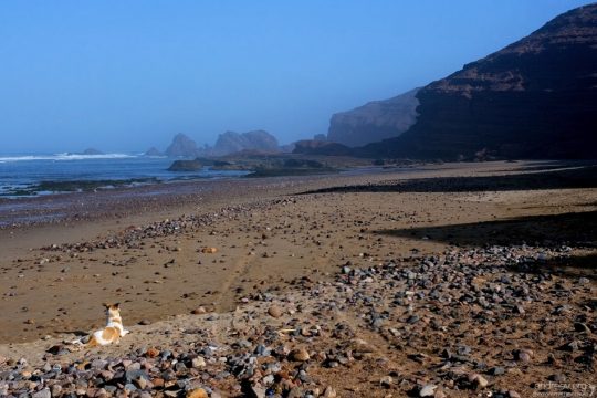 Пляж Legzira Beach.