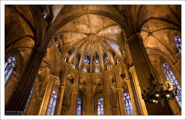 Своды в Кафедральном соборе Святой Евлалии.