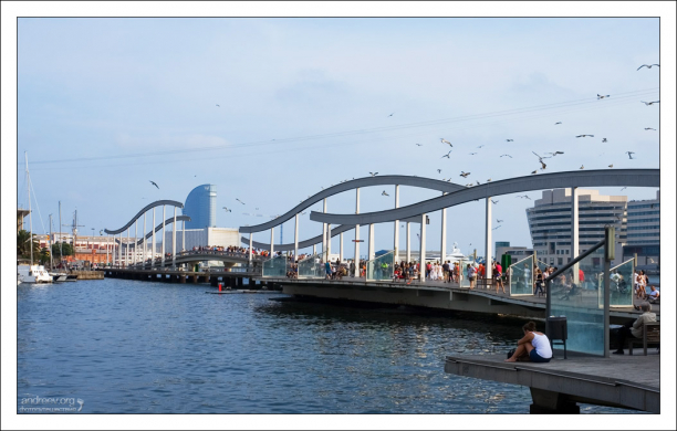 Морская Рамбла (Rambla del Mar) - продолжение “сухопутной”.