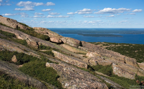 Гранитный склон горы Кадиллак.