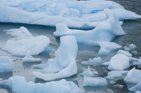Льдины причудливых форм.