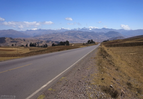 Шоссе в Священную долину Инков.