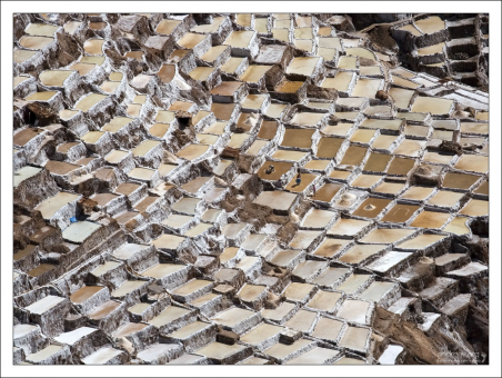 Ритмичные соляные террасы.