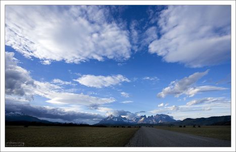 Дорога в южную часть парка.
