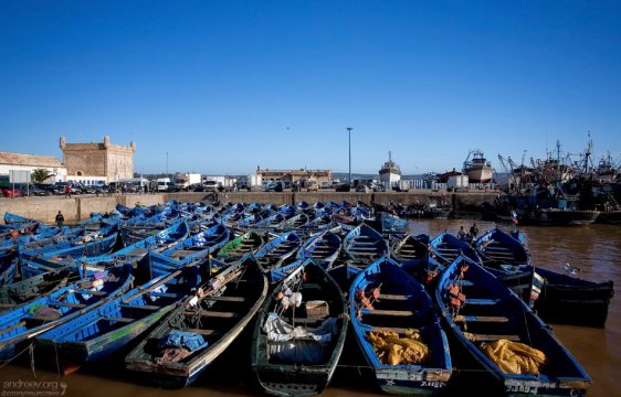 Среди фотографов, Эс-Сувейра известна как место, где можно отвести душу, вдоволь пофотографировав синие лодки.