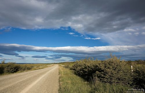 Дорога на север Патагонии.