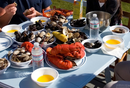 Ужин по-мэйновски.