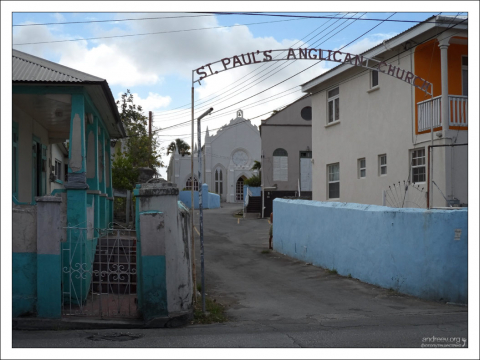 Церковь Святого Павла на южном побережье острова.