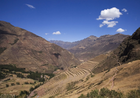 Террасы инков у города Писак (Pisac).